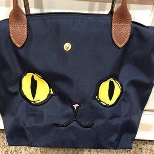 Longchamp Le Pliage Miaou Cat Tote